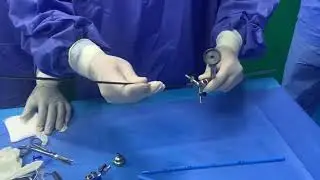 How to convert 25-Fr to 22-Fr Nephroscope, how to use the optical element as standalone Nephroscope
