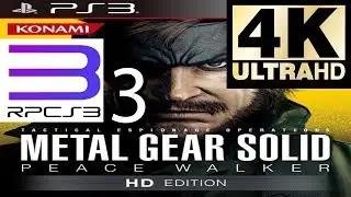 Metal Gear Solid Peace Walker HD 4K PS3 RPCS3 EMULATOR PART 3 | XEON X5650 3.6 GHz + GTX 970 + 8 GB