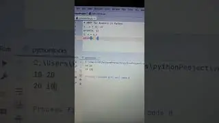 Swap two numbers in python