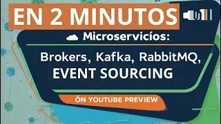 En 2 minutos: Microservicios: Brokers, Kafka, RabbitMQ, Event Sourcing
