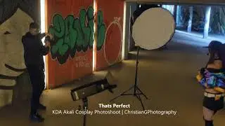 KDA Akali Cosplay Photoshoot - Behind the Scenes