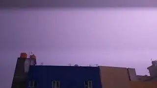 Heavy Thunder ⚡ rain 🌧️ in Chennai