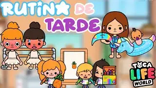 Afternoon routine with all my children at Toca Life World with Ruth