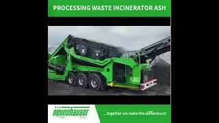 Combiflex screening waste incinerator ash Müllverbrennungsasche