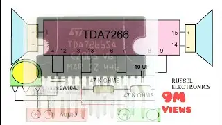 TDA7266sa Amplifier Circuit Diagram How to make audio amplifier TDA7266 7w + 7w Full Video Tutorial