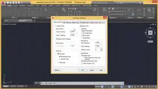 Snap setting Autocad 2019 || How to set snap Setting in Autocad || Autocad Hindi || Explore autocad