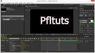 Adobe After Effects Animate Text Beginners Tutorial