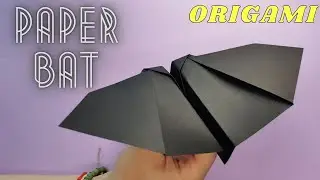 How to Make a Paper Plane Fly Like a Bat | Flying Paper Plane Like Bat/ Самолет ЛЕТУЧАЯ МЫШЬ