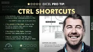 EXCEL PRO TIP: CTRL Shortcuts