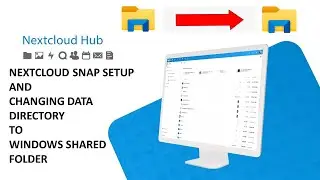 nextcloud snap new setup and changing data directory to windows shared in ubuntu server hyper v