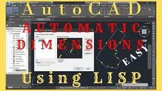 AutoCAD Automatic Dimension (AD) LISP | How to Make Automatic Dimensions in AutoCAD Using LISP