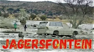 Jagersfontein mine dam flood in Free State Province, South Africa