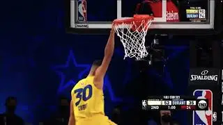 Steph Curry Alley Oop Dunk at 2021 All Star Game