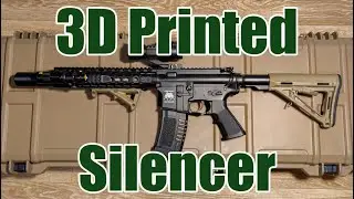 3D Printed - Airsoft Over Barrel Silencer 💥🔫