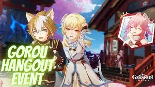 Genshin Impact: All Gorou Hangout Events (First Try) (PS5) (No Commentary) (English)