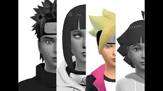 [Sims 4]  Create a sim - Boruto Uzumaki (With CC)