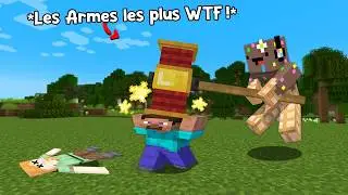 On s'est AFFRONTÉ avec les ARMES les PLUS DEBILES de Minecraft..