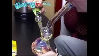 Water bong show, smoking from the water bong no.609