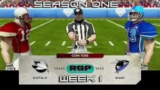 SEASON 1 / WEEK 1 -  BUFFALO VS MIAMI | #tecmobowl