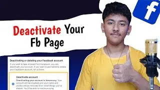 How To Deactivate Fb Page | Deactivate Facebook Page Temporarily | 2024🔥 |