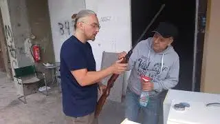 Начал стрелять с левой руки и всё получилось , хотя я правша , но левый глаз видит лучьше !(2)