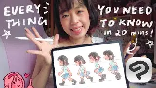 Beginner's guide to animation walk cycle! (ft. ClipStudioPaint) 🌟