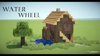 СТРОИМ ДЕРЕВНЮ В МАЙНКРАФТЕ!! WATER WHEEL!!!