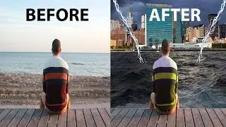 Photoshop Manipulation: Stormy View | Picture Skills