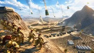 4,000,000 Tyranids ATTACK Military Base DEFENDED by Custodes - WARHAMMER 40K - UEBS 2