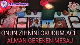 AKLINDAKİ KİŞİ ❗❗ ONUN ZİHNİNİ OKUDUM. 💌 ACİL ALMAN GEREKEN MESAJ #tarotfalı #keşfet