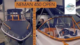 Стиль🔶 Неман 450 Open с мотором Hidea 60 EFI