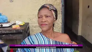 Pause de la pierre tombale de Maman Marie Kukatuka Mambu