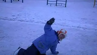 Первый раз на коньках