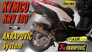 KYMCO KRV180 Setup AKRAPOVIC OHLINS