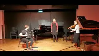 Evelyn Kanepi, Helina Sommer & David-Ovid Komlev in Chamber hall of EAMT, 2.11.2024.