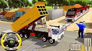 New Mitsubishi Fuso Dump Truck Driving Mod - Bus Simulator Indonesia Android Gameplay 2024