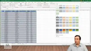 Case study on building tables in Excel applied to engineering. Online Excel course
