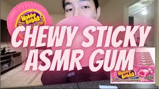 CHEWING GUM ASMR LOTS OF STICK