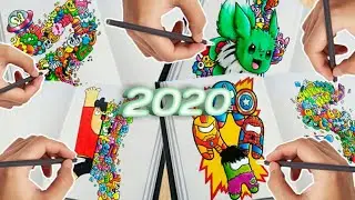My Art Progress in 2020 | Drawing Compilation