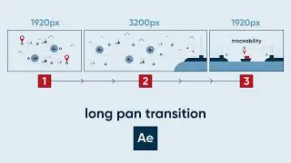 LONG PAN Transition (After Effects tutorial)