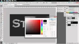 Photoshop | Steel Text Effect