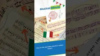 Why Do We Use Italian Words in Written Music? 🎵 | Musical Minute | Green Bean's Music
