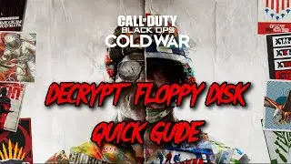 COLD WAR DECRYPT FLOPPY DISK EASY! QUICK GUIDE! Operation Chaos side mission.