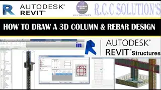 How To Create Column Design & Rebar Detailing In Revit structure Software