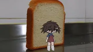 bread falling over baby | gacha
