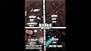 UTCM VS UTSM VS UTTVM VS G-toilet 4.0 #edit #vs #skibiditoilet