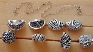 ЧИСТИМ СЕРЕБРЯНЫЕ УКРАШЕНИЯ БЕЗ КАМНЕЙ КОПЕЕЧНЫМИ СРЕДСТВАМИ