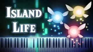 The Legend Of Zelda Phantom Hourglass - Island Life | Piano Tutorial