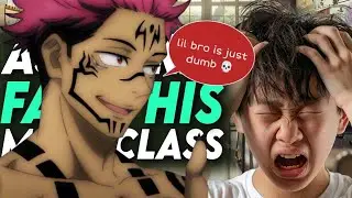 Asian kid fails his math class reaction