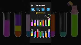 Complete Water Color Sorting (Early Access) Level 1021 to Level 1025
